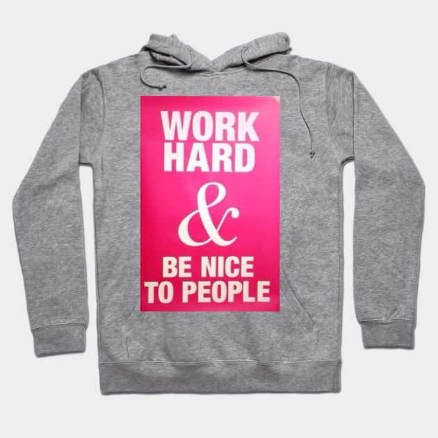 Be Nice To People Hoodie by designsbycreation